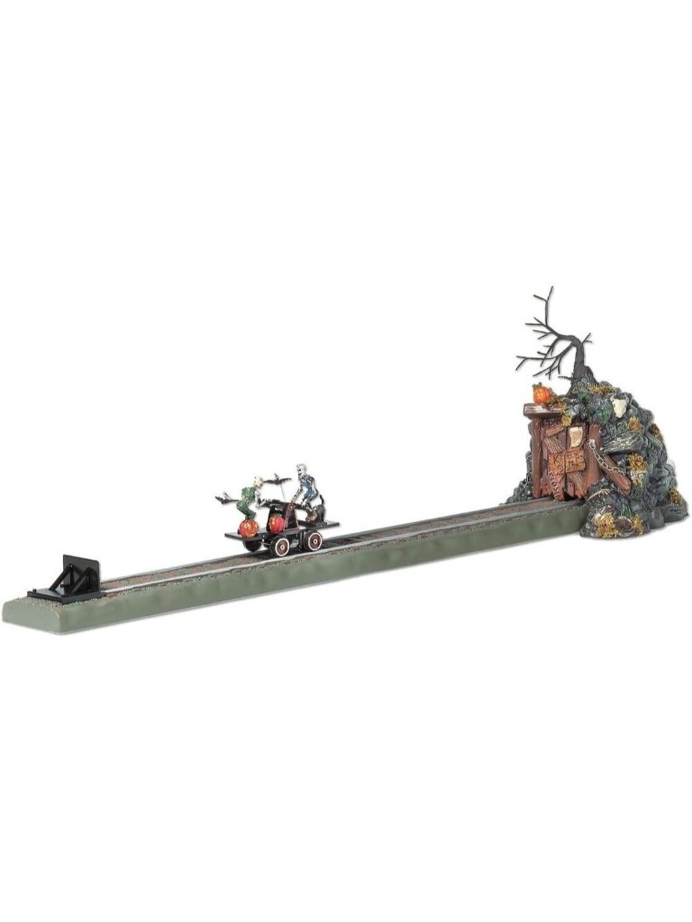 Department 56 Halloween Haunted Coal Car Set Of 3 Animated #53156 WORKING